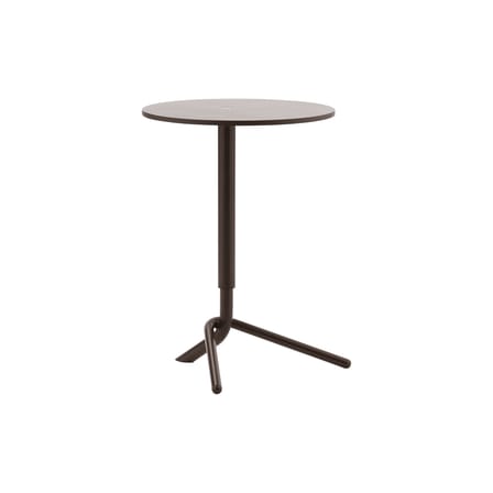 Table d'appoint Lift bois marron / Hauteur réglable 56,5 à 74 cm - Normann Copenhagen