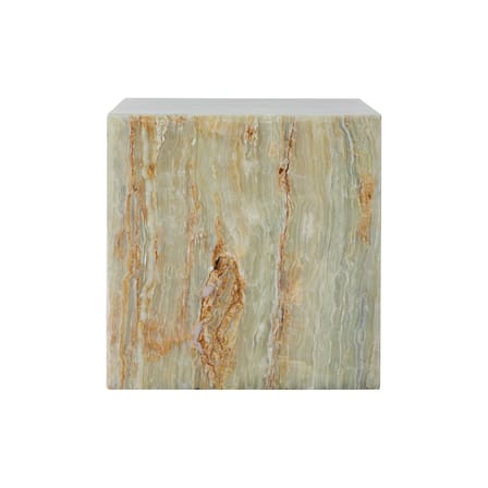 Table d'appoint Onyx Marble Block / 35 x 35 x H 35 cm - HK LIVING