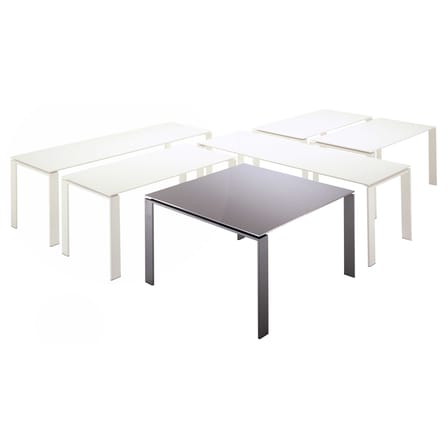 Table rectangulaire blanc / 190 x 79 cm - Kartell