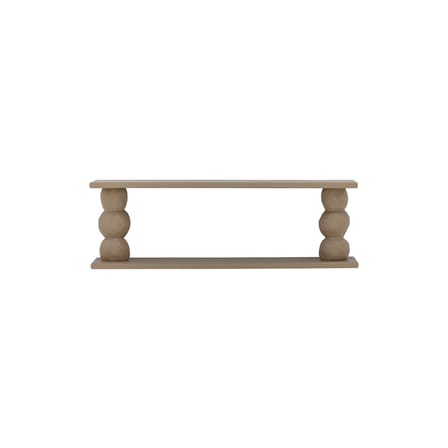 Wandregal Solan holz beige / L 80 x T 20 x H 25 cm - Bloomingville