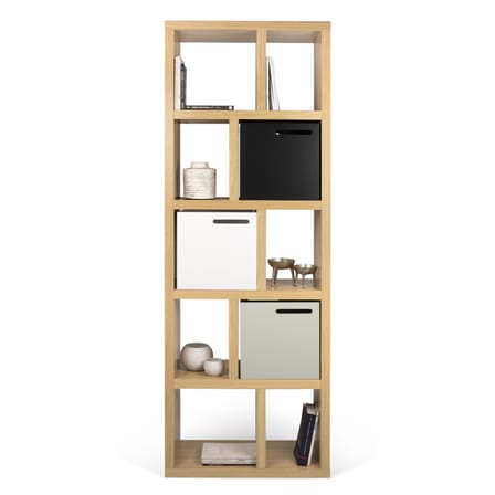 Bibliothèque Rotterdam bois naturel / L 70 x H 198 cm - POP UP HOME