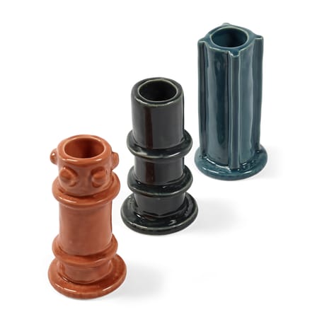 Set de 3 bougeoirs Molly 03 / H 10 cm - Serax
