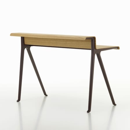 Bureau Courier rouge / Ronan Bouroullec - L 120 x P 72,5 cm - Vitra