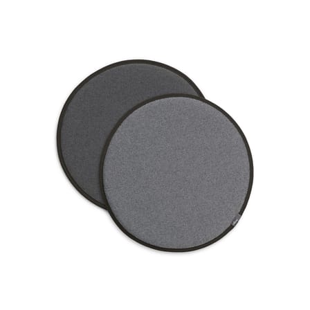 Cuscino per seduta Seat Dots tessuto grigio / Ø 38 cm - Reversibile - Vitra