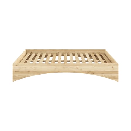 Doppelbett Orbit holz natur / Für Matratze 180 x 200 cm - KARUP