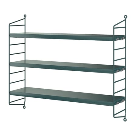 Etagère String® Pocket Bois / L 60 x H 50 cm - Réédition 1949 - String Furniture