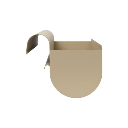 Jardinière à suspendre Uma Medium métal beige / L 45 cm - Ferm Living