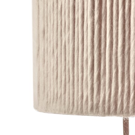 Lampadaire Heritage 02 tissu marron / H 154 cm - Serax
