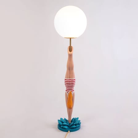 Lampe de table Diver verre multicolore / H 94 cm - Seletti