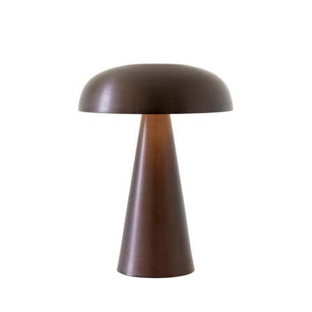 Lampe sans fil rechargeable Como SC53 LED marron métal / H 21 cm - &tradition
