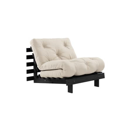 Fauteuil convertible Roots / Dormeuse & lit d'appoint - 3 positions / Structure noire - KARUP DESIGN