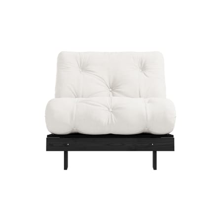 Fauteuil convertible Roots / Dormeuse & lit d'appoint - 3 positions / Structure noire - KARUP DESIGN