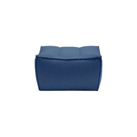 Pouf N701 tissu bleu / 70 x 70 cm - Ethnicraft