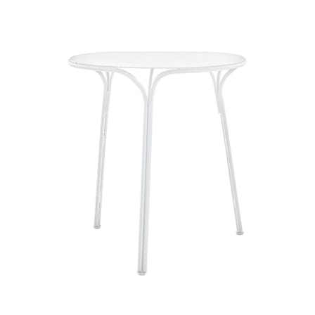 Runder Tisch HiRay metall weiß / Metall - Ø 60 cm - Kartell