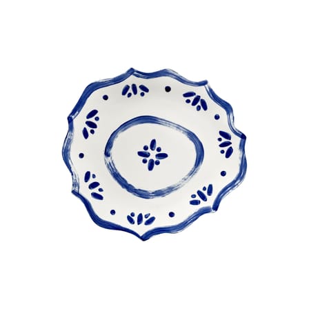 Servierplatte The Line-up keramik blau / Ø 36 cm - Serax
