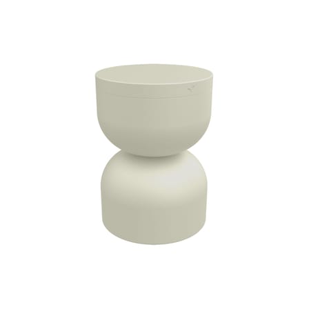 Piapolo Stool metal grey / Storage box - Fermob