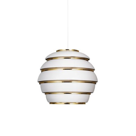 Suspension Beehive A331 métal blanc / Alvar Aalto, 1953 - ARTEK