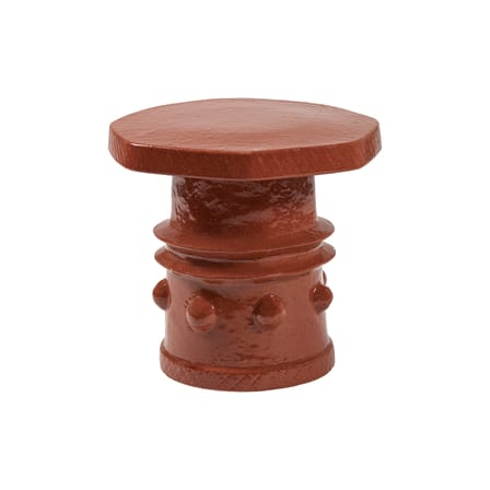 Table d'appoint Clara 08 céramique orange / Ø 39 x H 37 cm - Serax