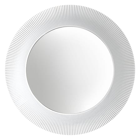 All Saints Wall mirror plastic material transparent / Ø 78 cm - Kartell