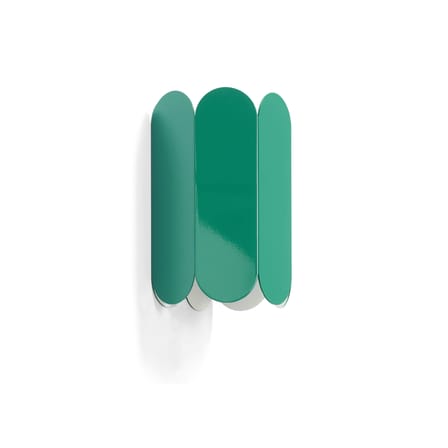 Applique Arcs métal vert / Branchement direct au mur - Acier / L 17 x H 25 cm - Hay