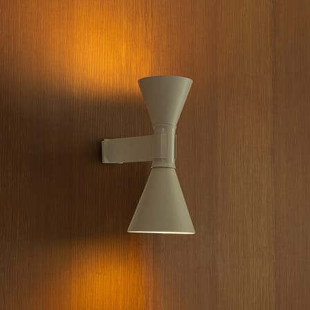 Applique de Marseille MINI by Le Corbusier métal blanc / Réédition 1954 - Nemo