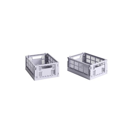 Colour Crate MINI Basket plastic material purple / Set of 2 baskets - Hay