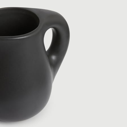 Dough Carafe ceramic black / Ø 15 x H 19.8 cm - TOOGOOD