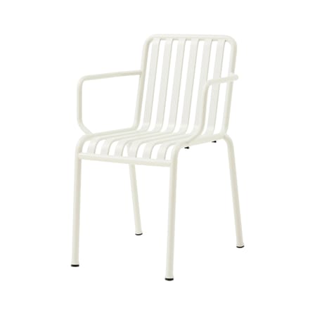 Fauteuil empilable Palissade métal blanc / Bouroullec, 2016 - Hay