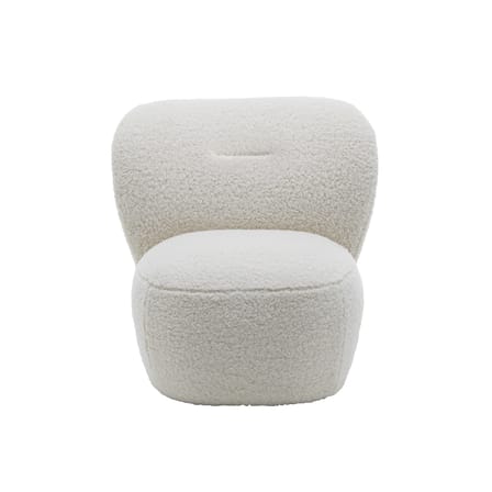 Fauteuil rembourré Loll 07 tissu blanc - Gervasoni