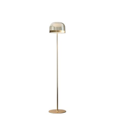 Lampadaire Equatore Small métal verre or / LED - H 135 cm - Fontana Arte