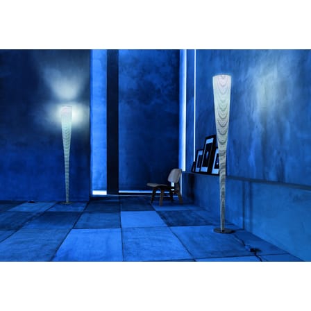Lampadaire Mite LED plastique noir / H 185 cm - Foscarini