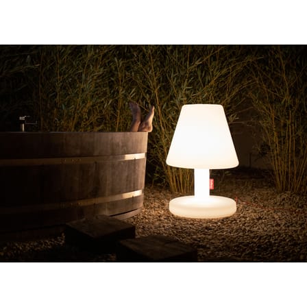 Lampe d'extérieur Edison the Grand Bluetooth plastique blanc / H 90 cm - LED - Fatboy