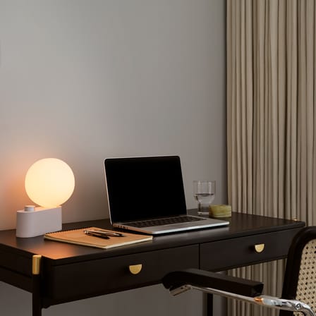 Lampe de table Alumina métal rose / Applique - TALA