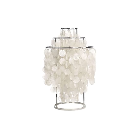 Lampe de table Fun 1TM verre blanc / Ø 40 cm - Panton 1964 - Verpan