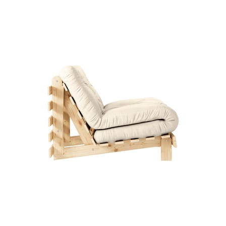 Fauteuil convertible Roots / Dormeuse & lit d'appoint - 3 positions / Structure pin clair - KARUP DESIGN