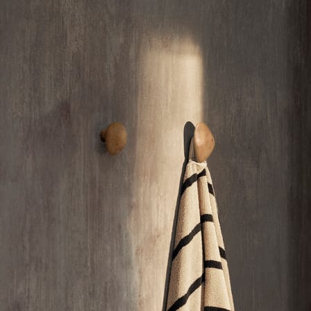 Set de 2 patères Cairn bois - Ferm Living