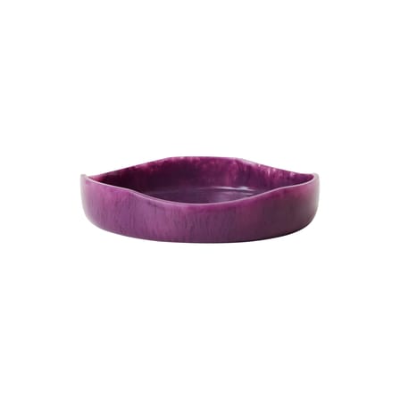 Piatto da portata  materiale plastico viola / Ø 26,5 cm - HK LIVING