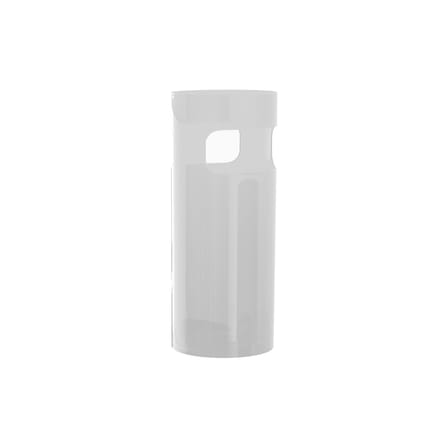 Porte-parapluies  plastique blanc / Corbeille à papier - Gino Colombini, 1966 - Kartell