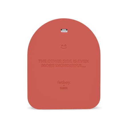 Specchio murale Mirage materiale plastico arancione Cupola / Vetro colorato - L 60 x H 73,5 cm - Fatboy