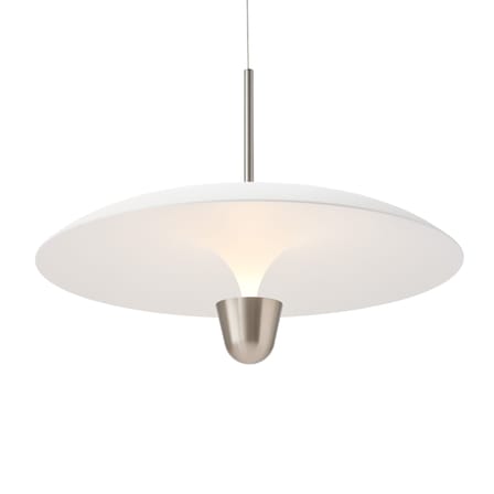 Suspension Kantarell LED métal blanc / Ø 55 cm - NEW WORKS