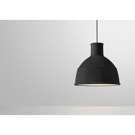 Suspension Unfold noir / Silicone - Ø 32,5 x H 29,5 cm - Muuto