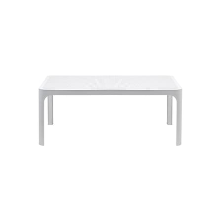 Table basse Net blanc / 100 x 60 x H 40 cm - NARDI