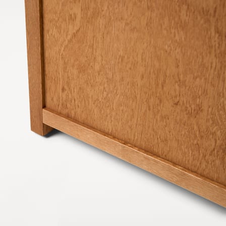 Table de chevet Ratio bois naturel / 1 porte - Frama 