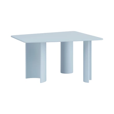 Table rectangulaire Re-Norm bois bleu / 130 x 120 cm - Muuto