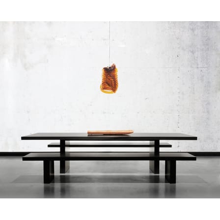 Table rectangulaire Tommaso métal noir /  180 x 90 cm - Zeus