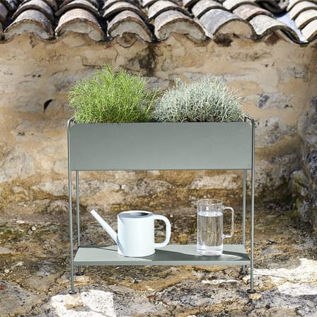 Übertopf Picolino metall grün / Staumöbel - Metall / L 66 x H 63 cm - Fermob