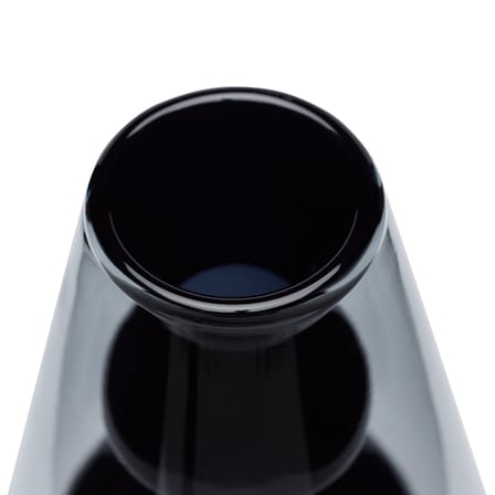 Vase Bump Cone noir / Ø 15 x H 22 cm - Verre soufflé - Tom Dixon