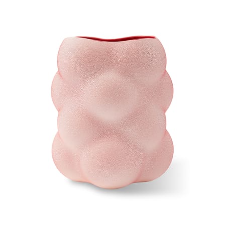 Vase Grape Small céramique rouge / Ø 24,5 x H 30 cm - POLSPOTTEN