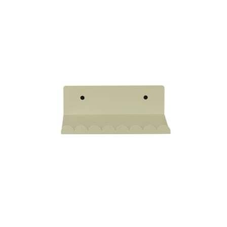 Vibes Small Wall shelf metal green / L 20 cm - NOBODINOZ