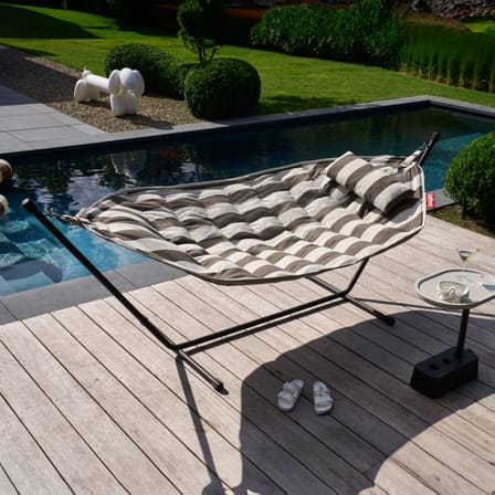  Accessory textile brown / Superb Headdemock Hammock Cushion - Olefin fabric - Fatboy